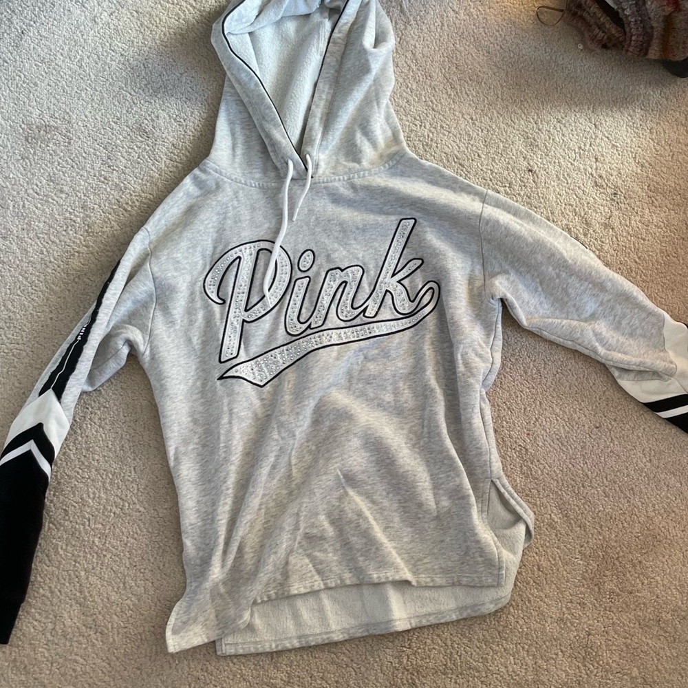 grey sweater from VS pink